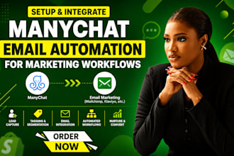 set up manychat email automation integration for marketing workflows