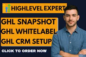 setup ghl snapshot ghl whitelabel ghl crm setup ghl onboarding ghl client portal