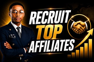 recruit affiliates and influencers for your affiliate program