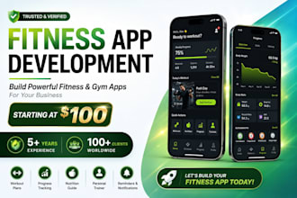 develop fitness app, gym workout app, health and fitness mobile app, trainer app