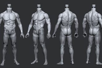 design articulated toy, 3d bjd doll, and jointed action figure for 3d printing