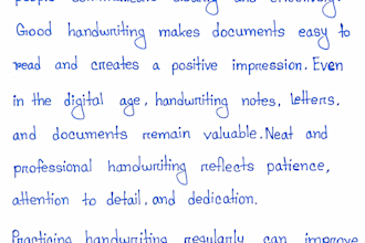 do neat and beautiful handwritten notes