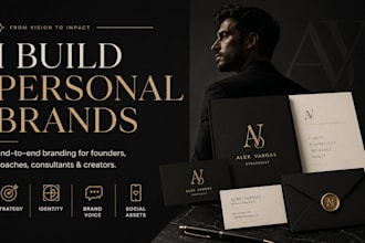 help you build a new brand from scratch including all brand assets