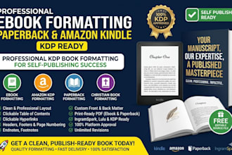 do kindle ebook formatting, paperback, poetry book, christian book formatting