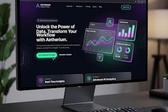 design an ultra fast, premium single page website today