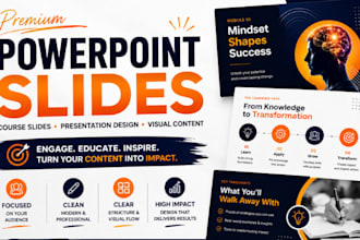 turn your course content into visually appealing slides
