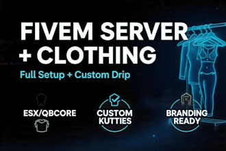 design realistic gta rp clothing for male and female characters