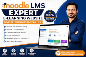 be your moodle lms expert for installation, customization and course setup