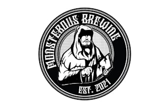 make craft brewery logo with esoteric gothic occult themes