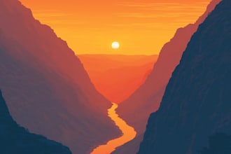 design an amazing minimalist travel poster
