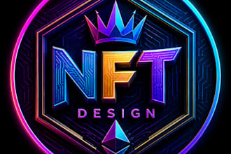 create unique 2d nft character art for your project