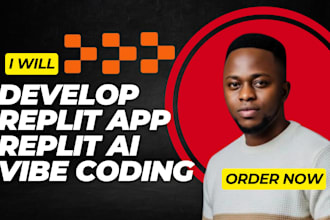 develop replit app using replit ai vibe coding fast