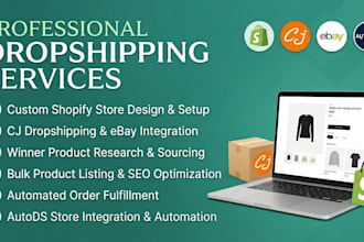 build autods shopify dropshipping store with automation setup via autods spocket