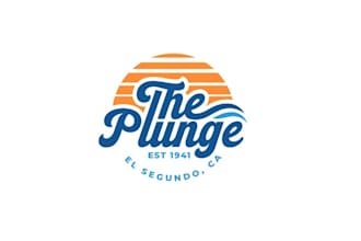 design rebrand plunge historic swim facility logo