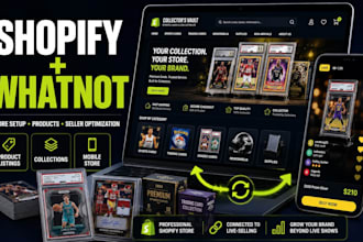 connect shopify with whatnot and set up your product listings