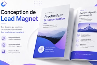 créer un lead magnet,  brochure, ebook, PDF ou workbook professionnel sur canva