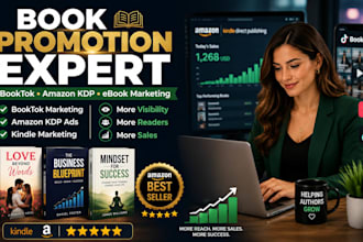 do booktok promotion ebook marketing amazon KDP ads to boost book sales for you