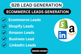 provide shopify store owner and dtc ecommerce leads for outreach