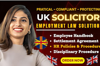 draft employment contracts, settlement agreements and HR policies