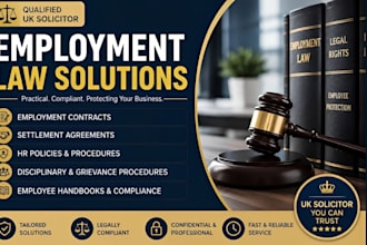draft employment contracts, settlement agreements and HR policies