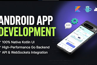 build high performance android app with go backend and websockets