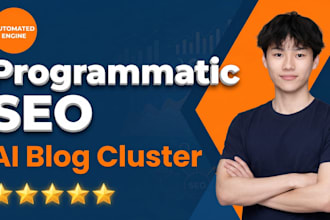 build an automated ai blog cluster for SEO traffic