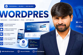 fixed and create your awesome wordpress site