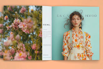 design fashion lookbook, product catalogue, line sheet