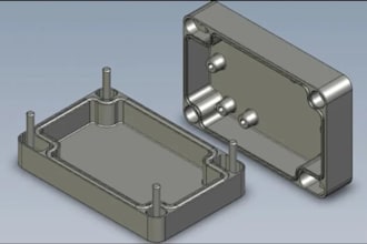 design injection mold ready pcb enclosures for iot, cnc and electronic products