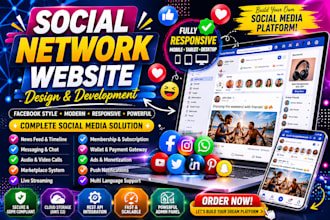 create a social network website