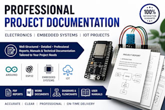 create technical documentation for electronics projects