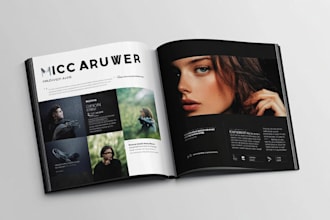 design fashion lookbook, product catalog magazine line sheet