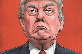do digital political cartoon for political cartoon