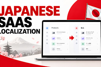localize your saas app or website into natural japanese