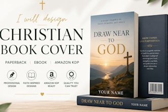 design christian book cover, book cover for christain book, paperback, spiritual