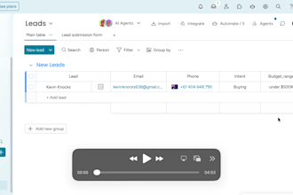 your business workflows and sync leads to CRM