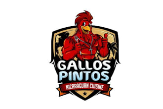 design hot food truck business logo