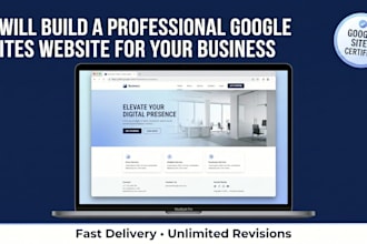 build a professional google sites website for your business