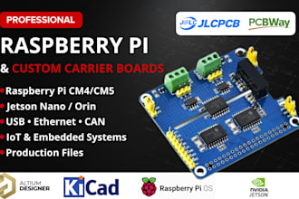 design pcb, schematic and embedded iot firmware in c c for esp32, stm32, arduino