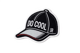 do cool hat or cap, beanie patch, emblem, badge or logo for apparel