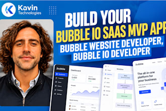 build your bubble io saas mvp app bubble website developer, bubble io developer
