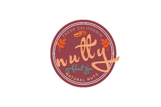 design natural nuts logo for health conscious consumers