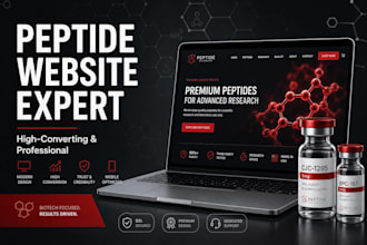 build peptide website fda compliant  peptide website woocommerce peptide website