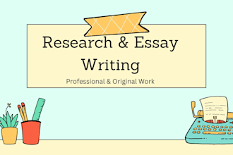 do professional research and essay writing