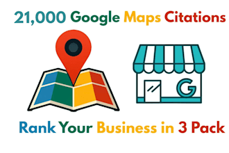 manually 21,000 square google maps citations for gmb ranking and local SEO