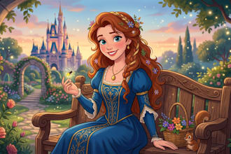 do disney cartoon portrait