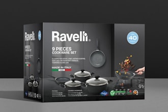 do product box design, packaging box design, mailer box and amazon product box