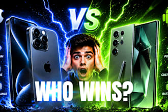 design eye catching youtube comparison and vs thumbnails