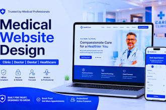 medical website healthcare website clinic website doctor website dental website