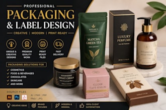 design luxury mylar bag, pouch packaging design